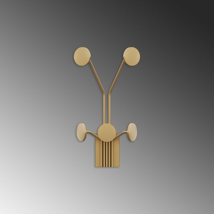 Wallity Giraffe-A Gancho Metálico de Pared Dorado Wallity Giraffe-A Gancho Metálico de Pared Dorado